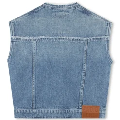 Sleeveless denim jacket