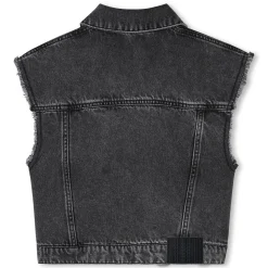 Sleeveless denim jacket