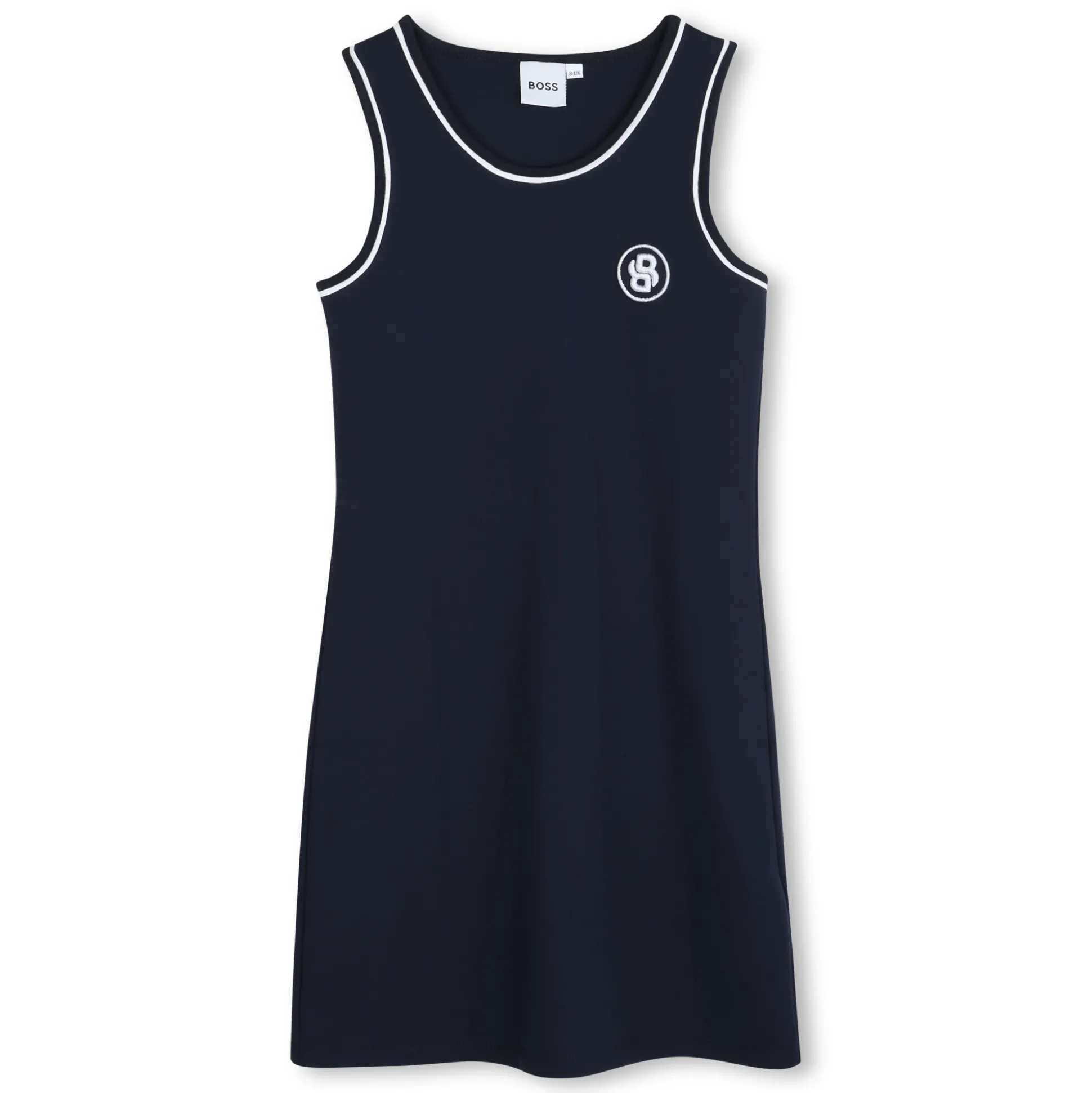 Sleeveless logo dress