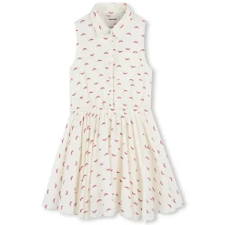 Sleeveless printed dress