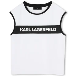 Sleeveless printed T-shirt