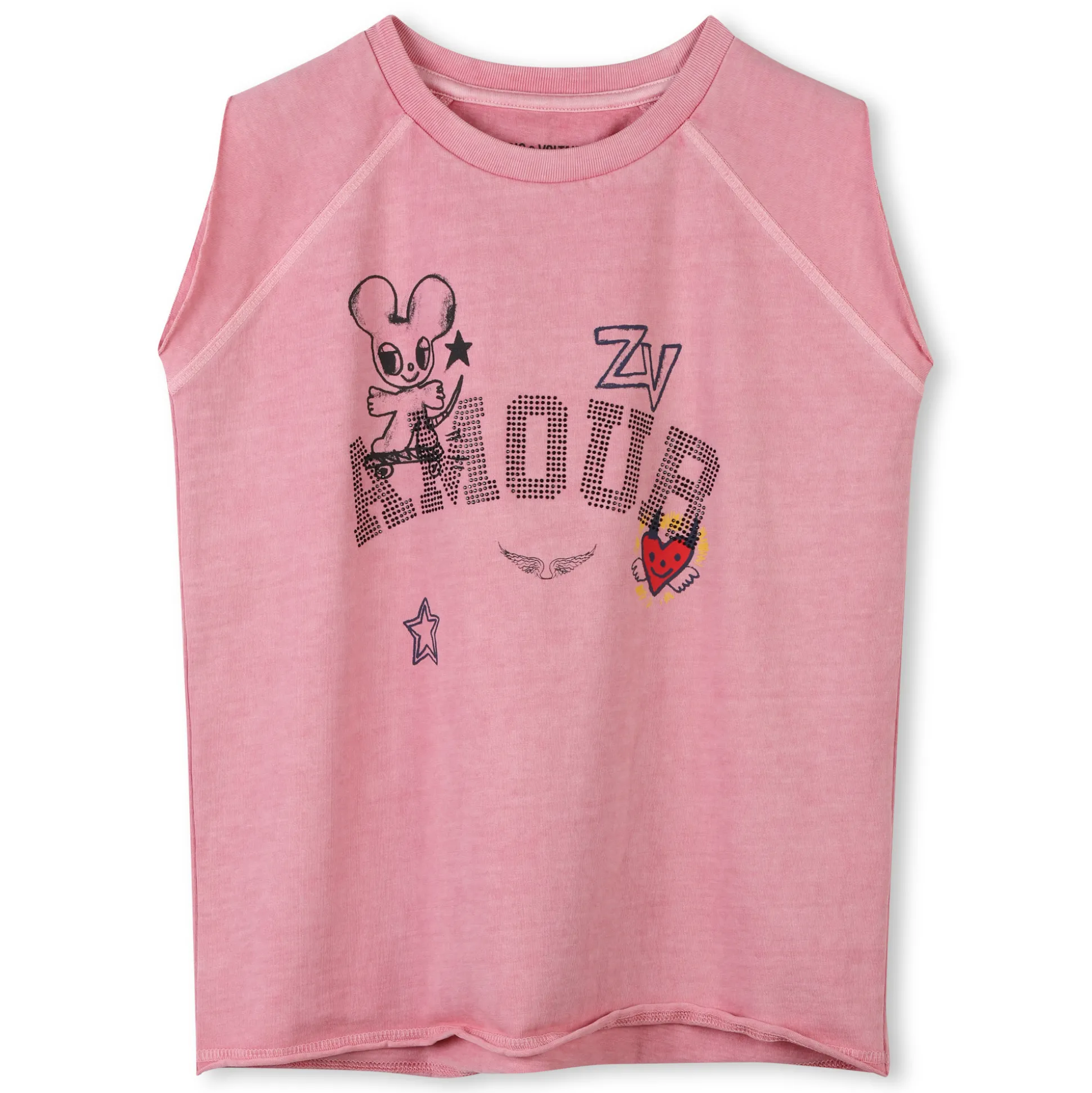 Sleeveless T-shirt
