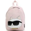 Small velvet backpack