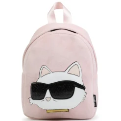 Small velvet backpack