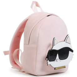 Small velvet backpack