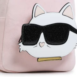 Small velvet backpack