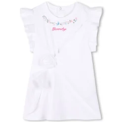 Snap fastener cotton dress