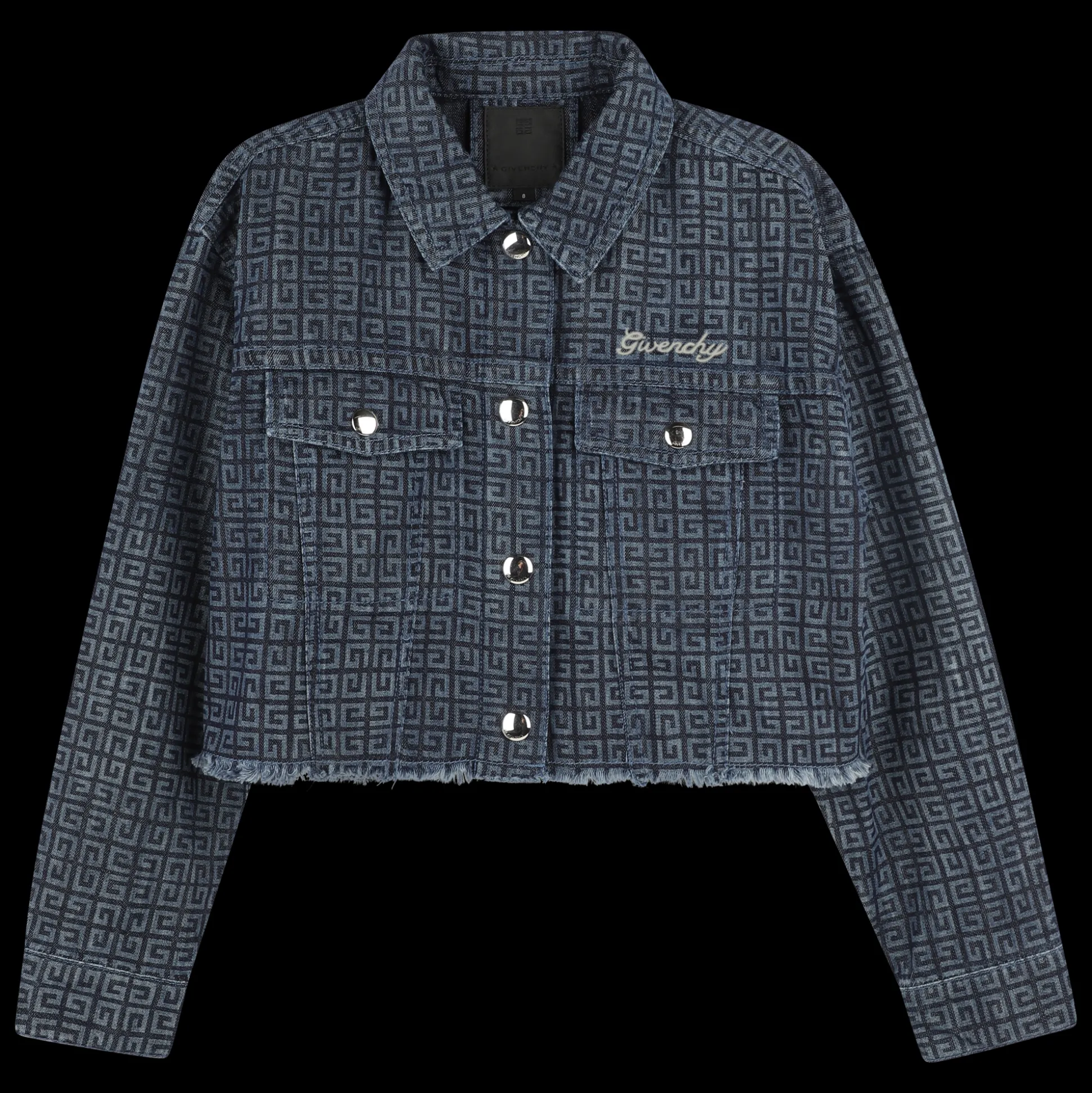 Snap fastener jean jacket