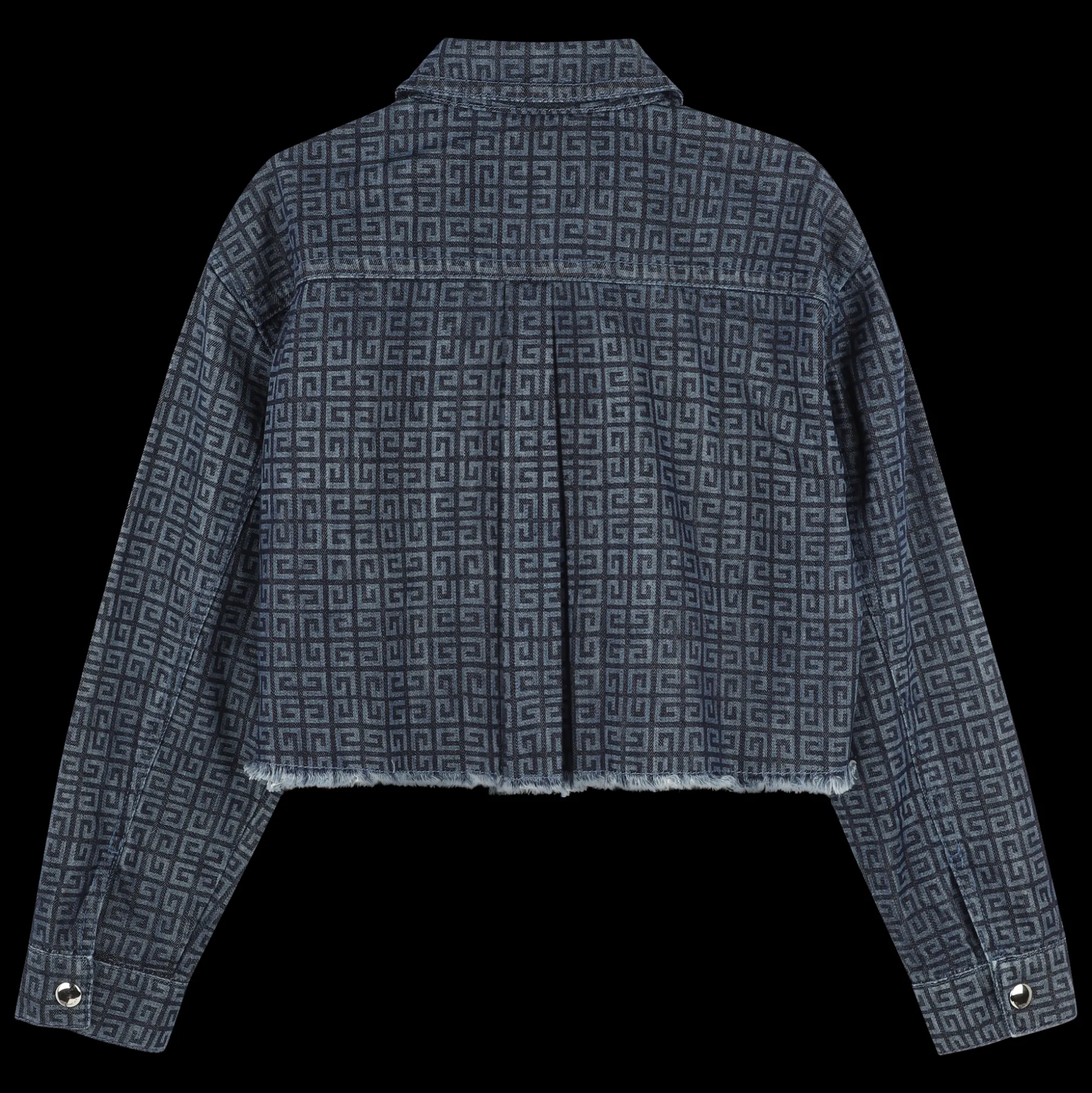 Snap fastener jean jacket