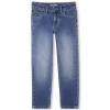 Straight adjustable jeans