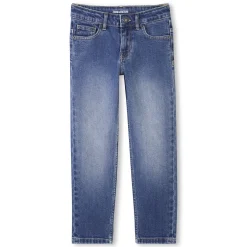 Straight adjustable jeans