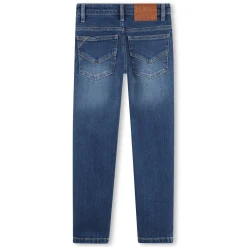 Straight adjustable jeans