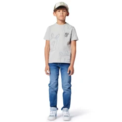 Straight adjustable jeans