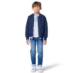 Straight adjustable jeans