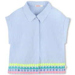 Striped cotton blouse