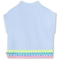 Striped cotton blouse