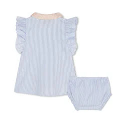 Striped dress and knickers set