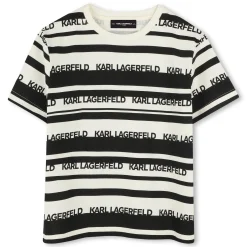 Striped short-sleeved T-shirt