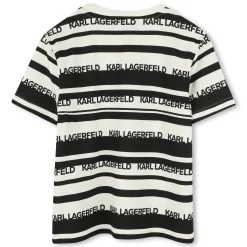 Striped short-sleeved T-shirt