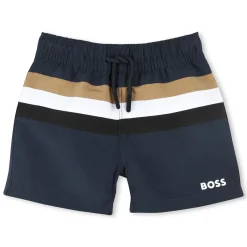 Striped swim shorts