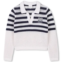 Striped tricot jumper