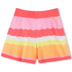 Striped tricot shorts