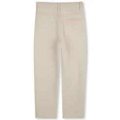 Studded cotton trousers