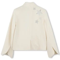 Suit jacket with diamantés