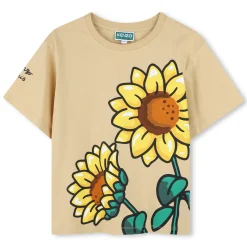 Sunflower-print T-shirt