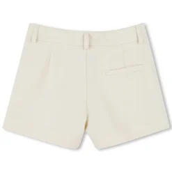 Tailored shorts with diamantés