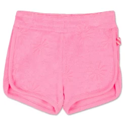 Terry cloth printed shorts