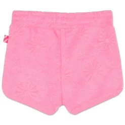 Terry cloth printed shorts