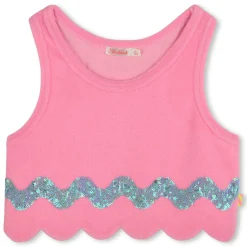 Terry cloth vest top