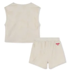 Terry cloth vest top & shorts