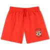 Tiger-print swim shorts