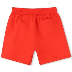 Tiger-print swim shorts