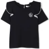 Top with contrasting trim