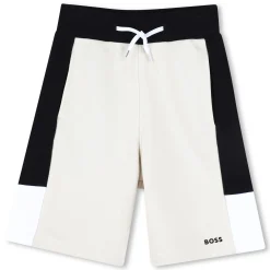Tricolour Bermuda shorts