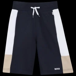 Tricolour Bermuda shorts
