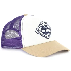 Tricolour bi-material cap