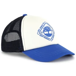 Tricolour bi-material cap