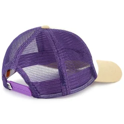 Tricolour bi-material cap