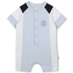 Tricolour short romper