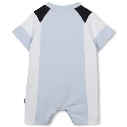 Tricolour short romper