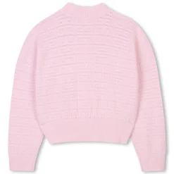 Tricot snap fastener cardigan