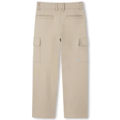 Trousers with flap pockets