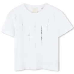 T-shirt with diamantés