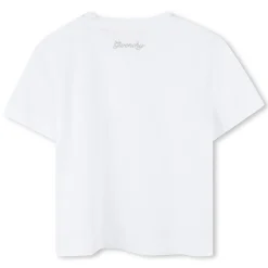 T-shirt with diamantés