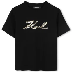 T-shirt with sequins