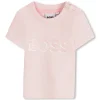 T-shirt with shiny print